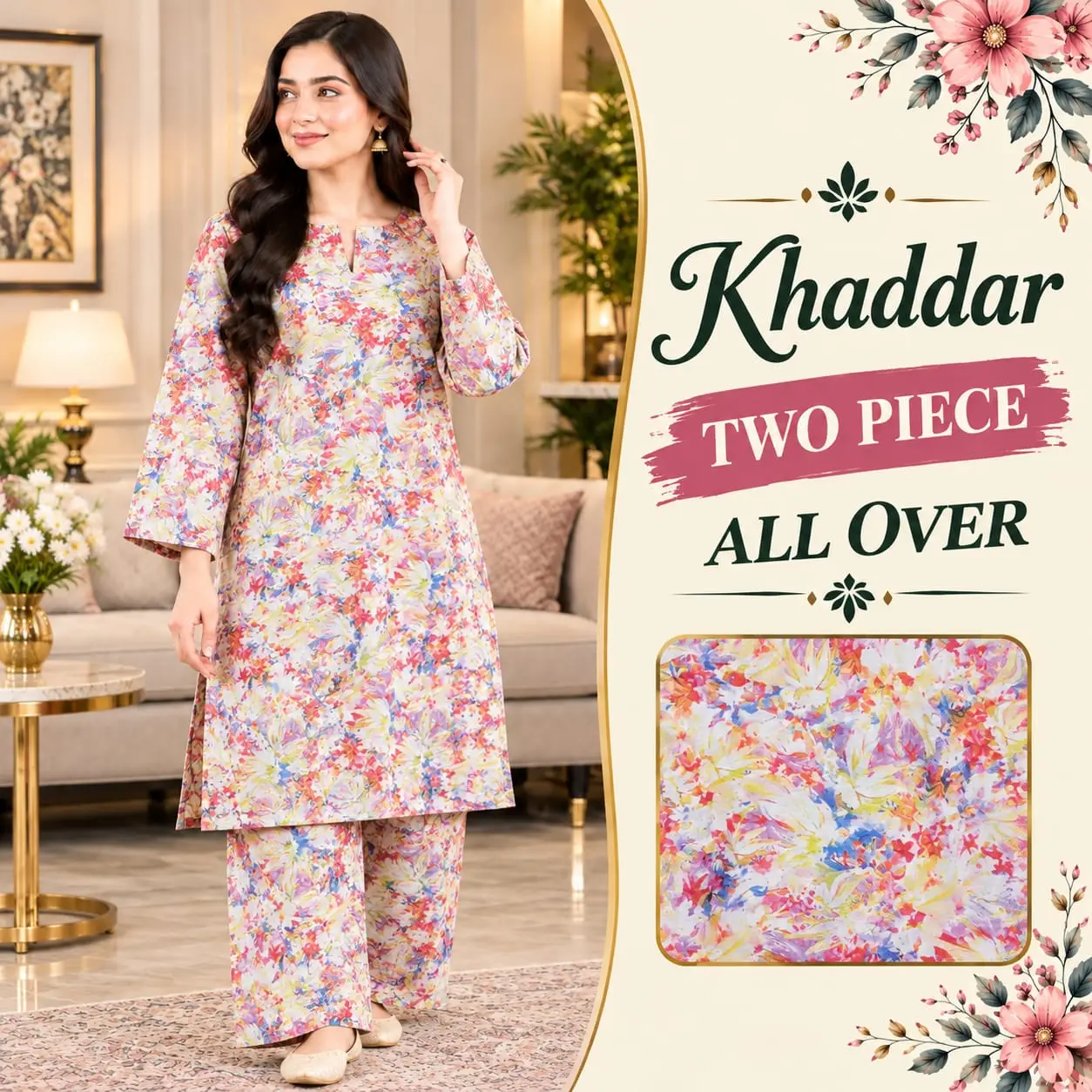 Khadar 2 piece unstich
