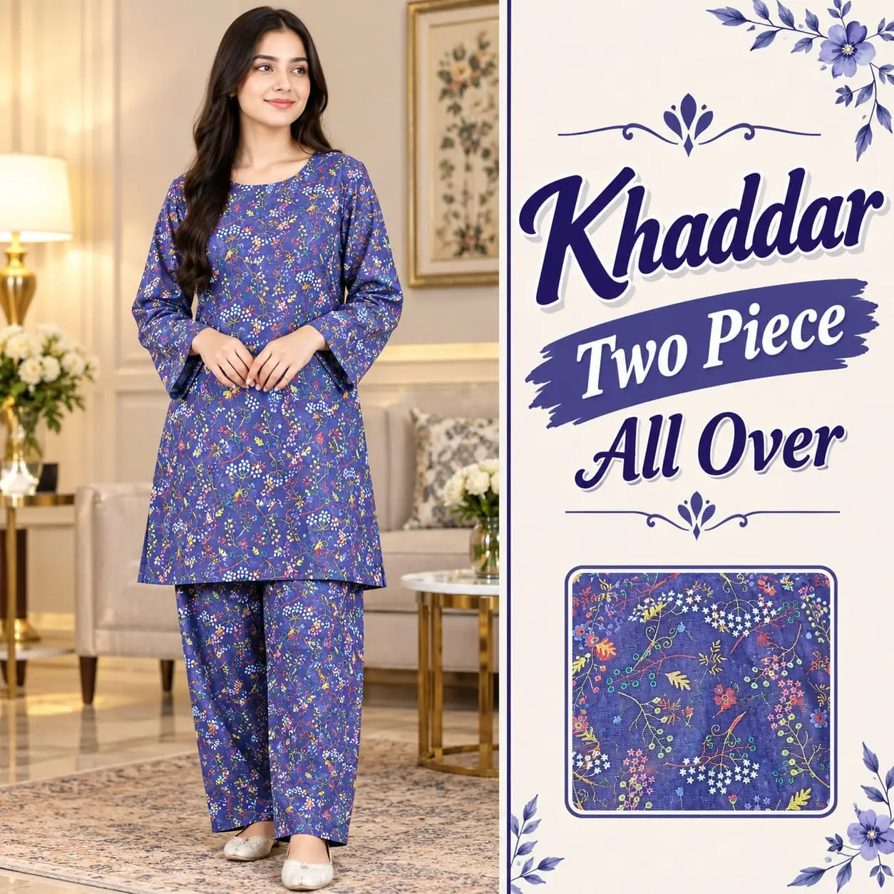 Khadar 2 piece unstich